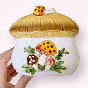 SOLD Vintage Merry Mushroom Napkin Holder Sears Roebuck 1976 Japan
